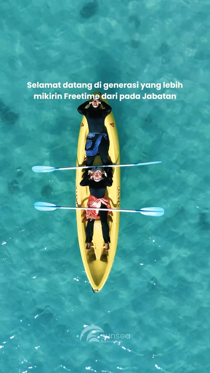 kalo kata mimin, mending freetime si hehe 😁🏝️🏖️⛵️🤿