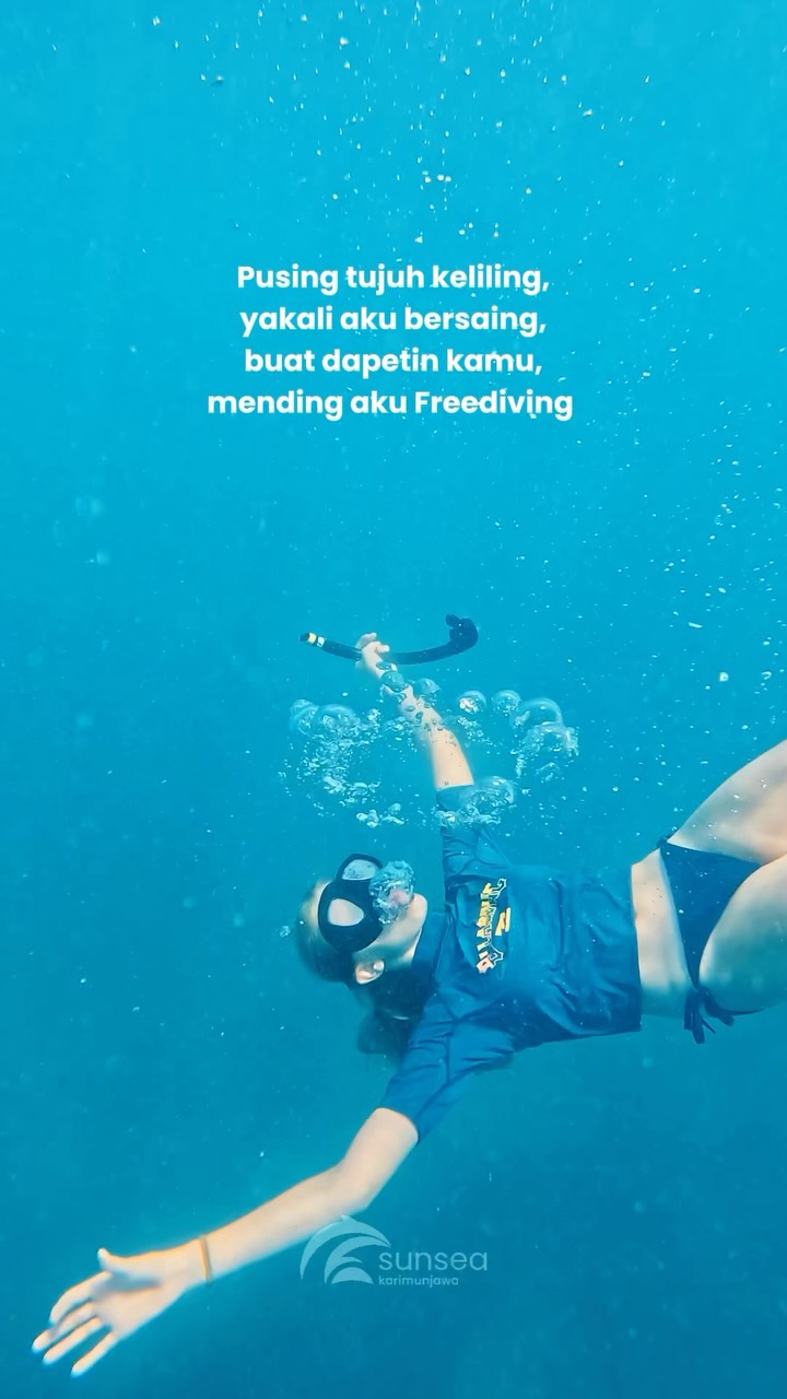 mending freediving gak si ☺️❤️🤿