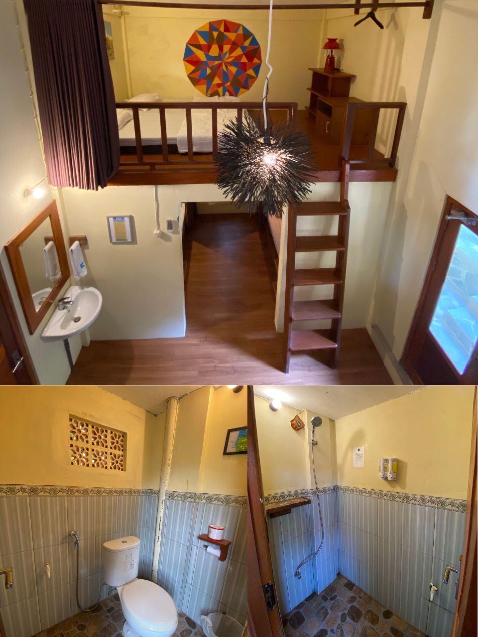 Kamar Dormitory Couple 2p di Big K Hostel (Bukit View Laut)