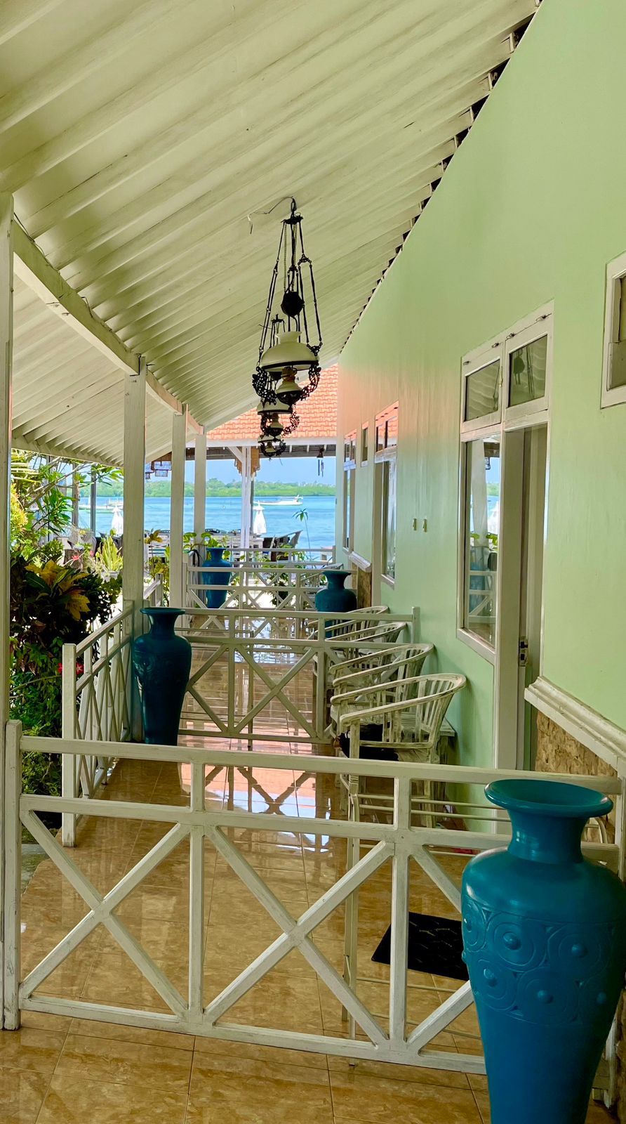 Kamar Standart 2p di Blue Laguna (Pusat Kota View Laut)