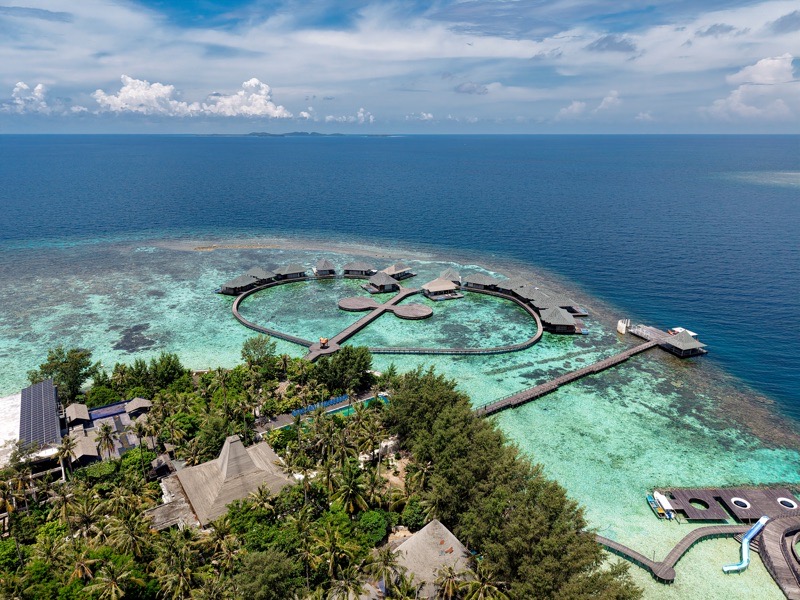 Tampak Mega Resort Karimunjawa di Karimunjawa