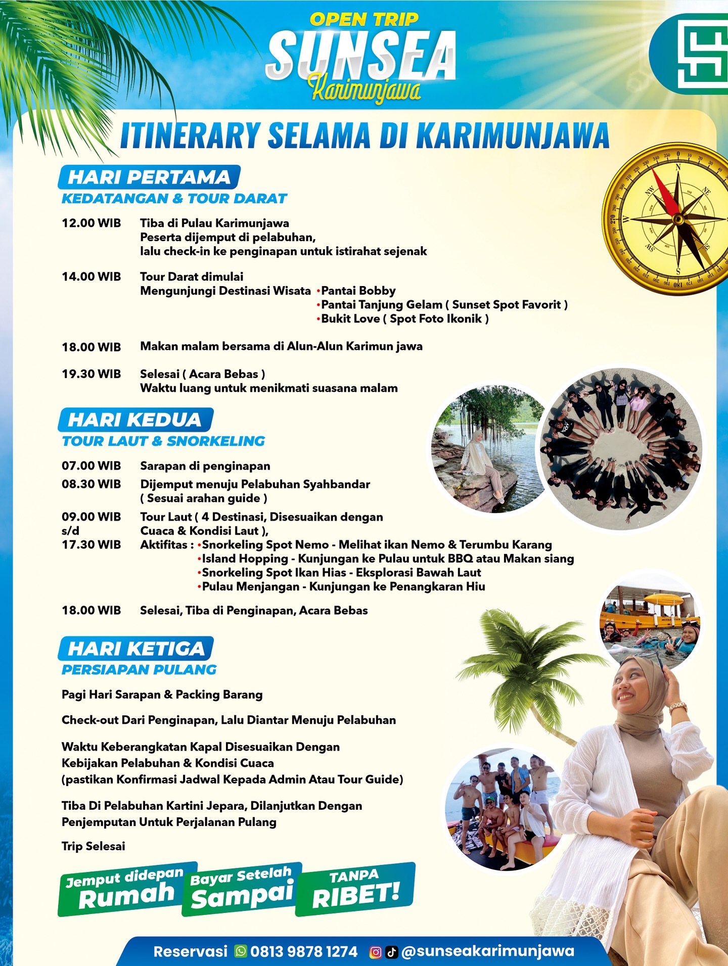 Itinerary 3 Hari 2 Malam