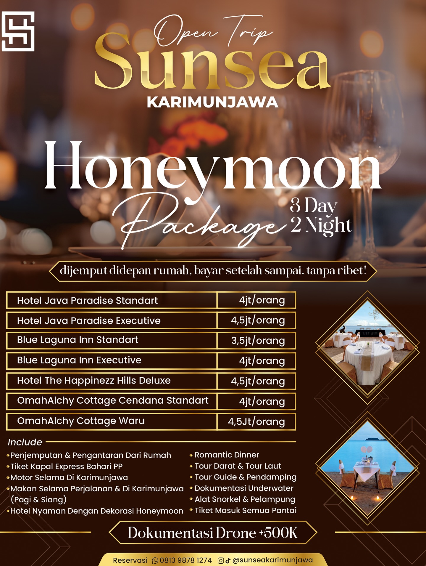 Paket Honeymoon 3 HARI 2 MALAM